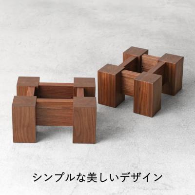 ふるさと納税 藤枝市 秋山木工のスピーカースタンド2個セット　ウォールナット材　AS-110　W36×D29.8×H18 |  | 01