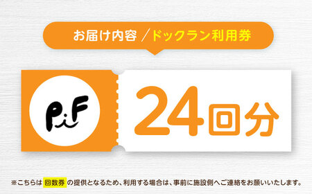 ドッグラン利用券(24回分) / ドッグラン 犬 施設 利用券 利用チケット 回数券 ペット / 諫早市 / 株式会社美泉[AHAP044]