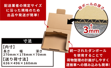 テープレスケース ６０サイズ 40枚 - 国産 厚さ3mm 段ボール ダンボール 荷物 発送 引っ越し 便利 収納 整理 フリマサイト オークション 通販 配送 梱包 郵便 規定サイズ タケナカダンボ