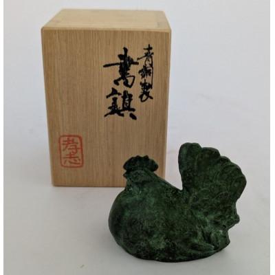 ふるさと納税 高岡市 【高岡銅器】書鎮　にわとり |  | 03