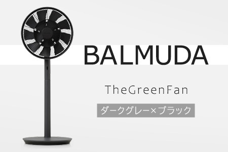 扇風機 バルミューダ TheGreenFan ダークグレー×ブラック