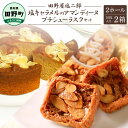 【ふるさと納税】★田野屋塩二郎完全天日塩★塩キャラメルのアマンディーヌ（ホール約12cm）2ホール＋プチシューラスク（10枚入り）2箱セット 田野屋塩二郎 天日塩 お菓子 洋菓子 ケーキ スイーツ アーモンド 常温 配送 高知県 ふるさとのうぜい 故郷納税 返礼品 田野町