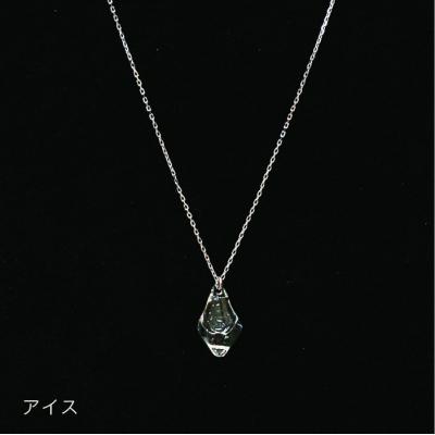 ふるさと納税 糸島市 アロマネックレスしずく/アイスクリアSV925ニッケルフリーロジウムメッキカットあり[ADB019] |  | 03