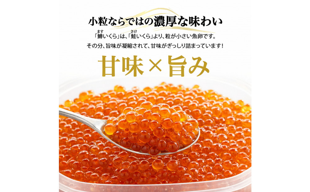 いくら 醤油漬け 500g（100gｘ5P） 鱒の卵 化粧箱入 冷凍 尾張まるはち | いくら イクラ いくら醤油漬け 冷凍 鱒卵 醤油漬け 化粧箱入り 贈答用 高級 グルメ 人気 おすすめ 海鮮 魚