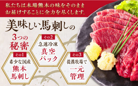 【全6回定期便】純国産馬刺し大満足セット【株式会社 利他フーズ】[AYBP011]