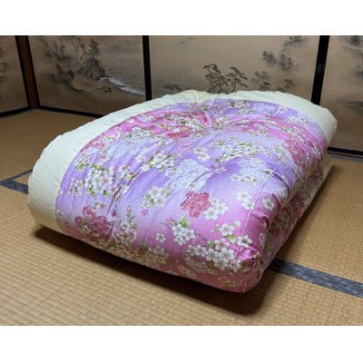 
            和式掛布団ピンク系【1631823】
          