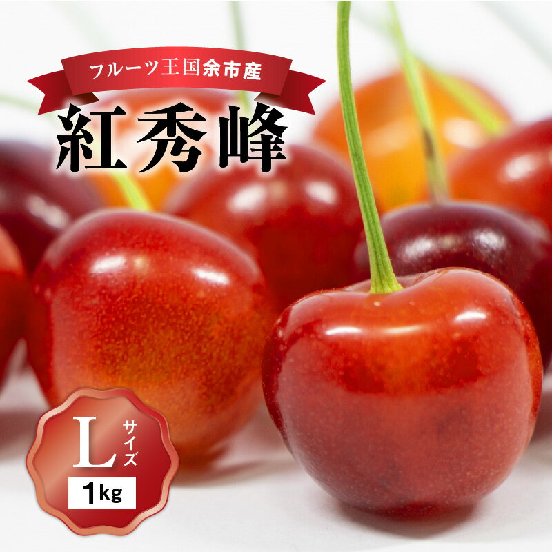 【ふるさと納税】 2025年発送 【 先行予約 】 令和7年産 紅秀峰 【 Lサイズ 】 500g×2 【 ニトリ観光果樹園 】 余市 北海道 フルーツ王国 さくらんぼ サクランボ 桜桃 紅秀峰 余市産さくらんぼ 人気さくらんぼ ニトリ 北海道 余市町 グルメ 冷蔵 お取り寄せ 送料無料