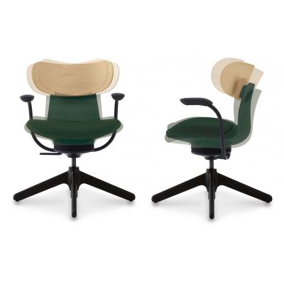 ふるさと納税 伊那市 コクヨチェアー　イングライフ　ディープグリーン/背合板タイプ/肘つき/キャスター無し |  | 02