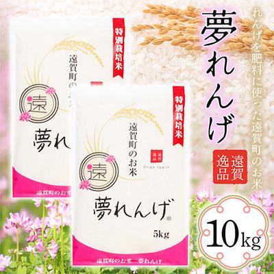 ふるさと納税 遠賀町 特別栽培米　夢れんげ　10kg
