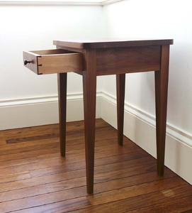 サイドテーブル ウオールナット 無垢