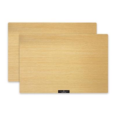 ふるさと納税 海南市 和歌山県海南市 バスク ランチョンマット ナチュラル 2枚組 おしゃれな木目調のランチョンマット