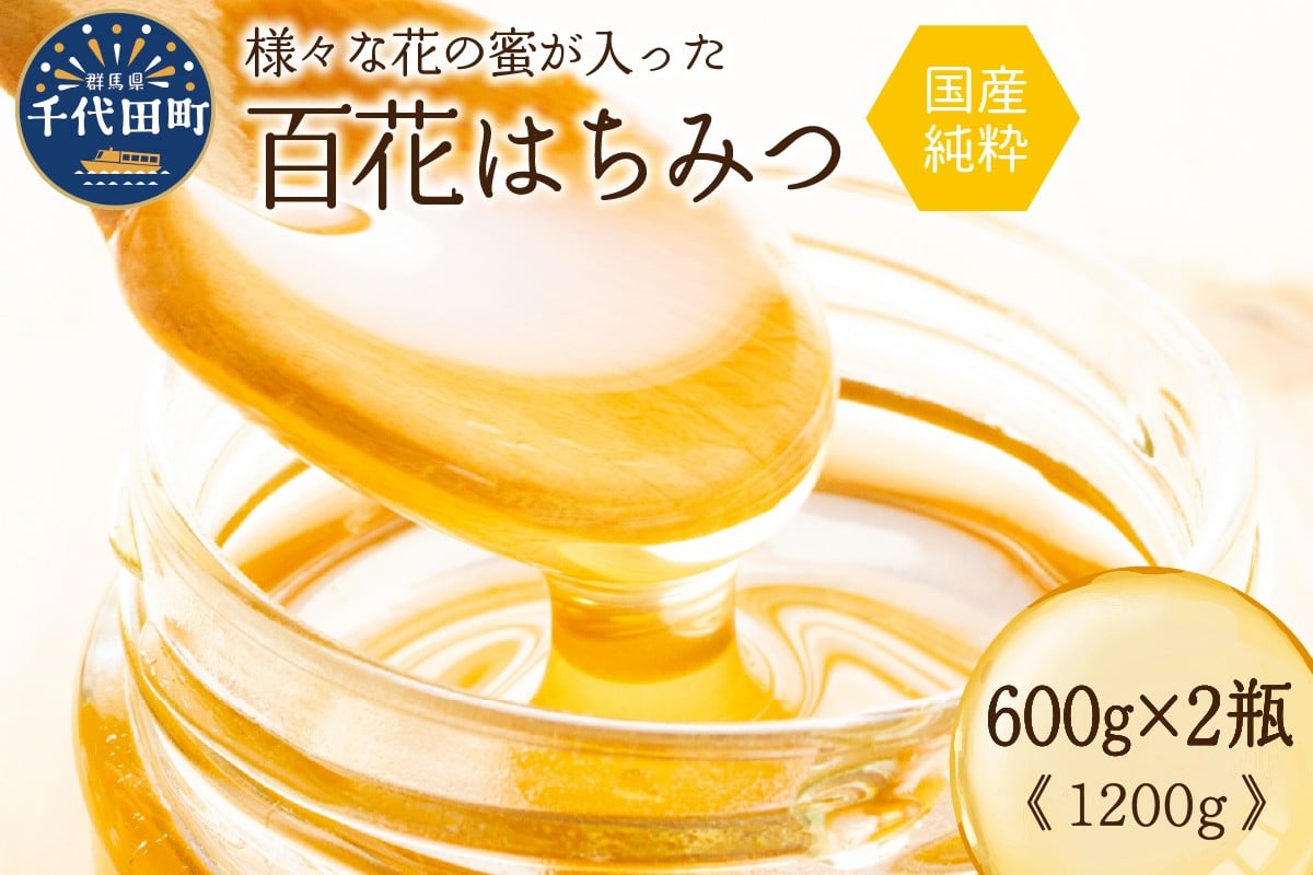 
            【チョイス限定】2026年2月発送 はちみつ 計1,200g(600g×2瓶） 百花蜂蜜 ＜田代養蜂場＞ ハチミツ 蜂蜜 ハニー 蜜 国産 天然 パン 食パン トースト パンケーキ ヨーグルト 送料無料 お取り寄せ ギフト 贈り物 贈答用 プレゼント
          