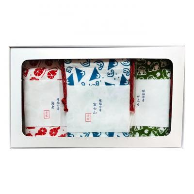 ふるさと納税 赤磐市 縁福巾着 おまかせ 5枚セット 全50種類 以上 巾着 巾着袋[NO5765-1333] |  | 03