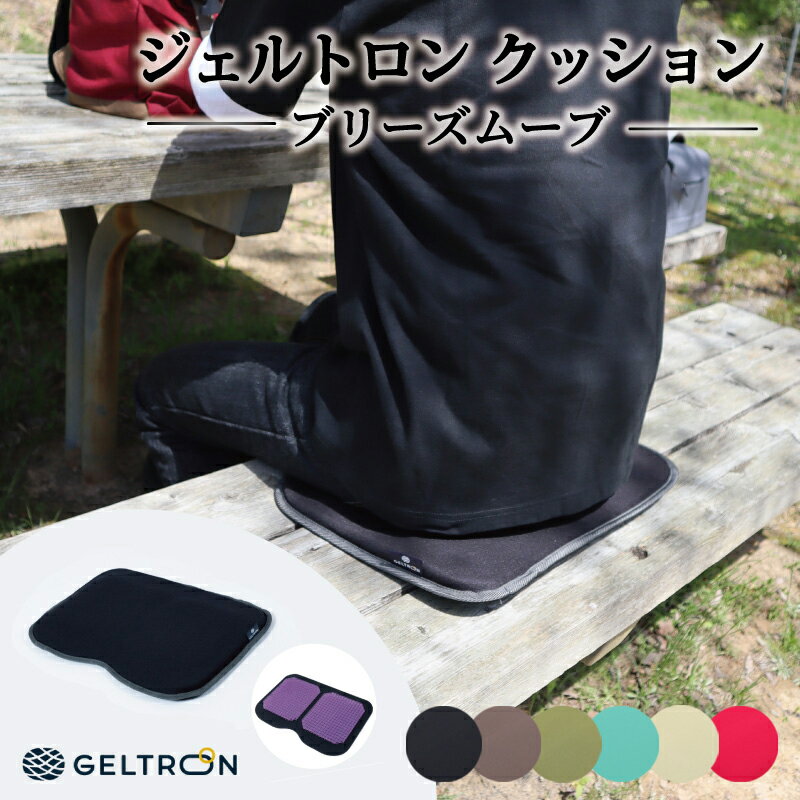 【ふるさと納税】 ジェルトロン クッション ブリーズムーブ 持ち運び 持ち運べる 薄型 軽量 座布団 イス 運転席 運転 腰痛 骨盤 小型 通気性 振動軽減 飛行機 新幹線 トラック 車 夜行バス 移動 車いす 車椅子 アウトドア キャンプ フェス 観覧 観劇 観戦 京都 舞鶴