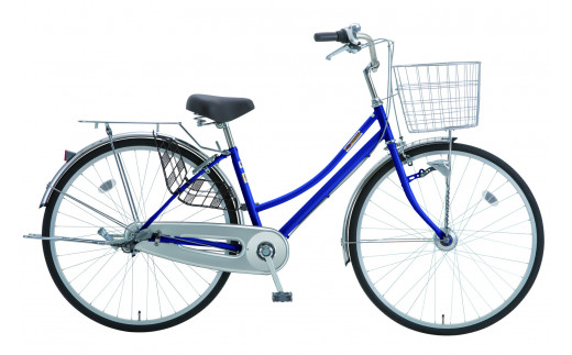 内装3段オートライト付き自転車 シティーコレクション26型 ナイトブルー
