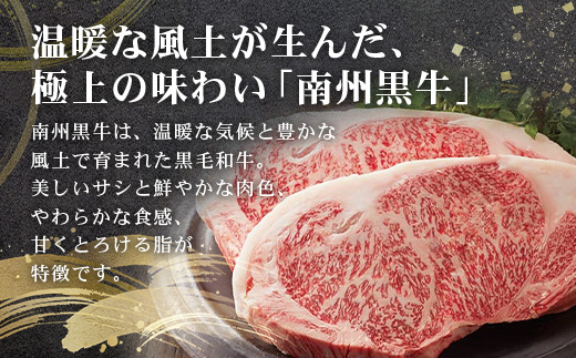 ≪全3回≫ 鹿児島県産 黒毛和牛 ◆ 贅沢 ステーキ 定期便 ◆ 南州黒牛 NS-27 ｜ 国産 牛 黒毛和牛 うし 牛肉 ロース サシ やわらかい 冷凍 ステーキ 肉定期便 定期便 鹿児島県 南大隅