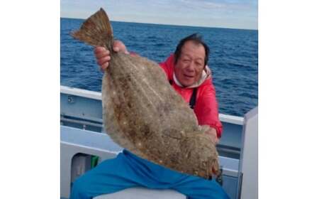 釣り船 幸丸 午前乗船券 2枚（ヒラメ釣り体験 1名様）【ヒラメ 乗船券 つり船】