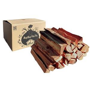 長野原町産 カラマツ焚火薪（約14kg） 段ボール配送【キャンプ アウトドア たき火 ソロキャン 群馬県 長野原町 北軽井沢】