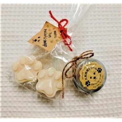 ふるさと納税 南あわじ市 犬用肉球クリーム&amp;Pure わんderful soap Sセット