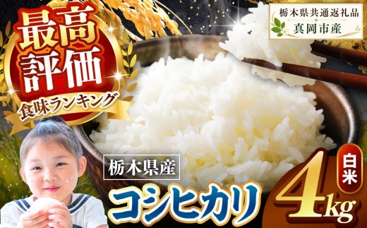 栃木県産 こしひかり 白米 4kg 2026年 先行予約 新米 | 栃木県 矢板市