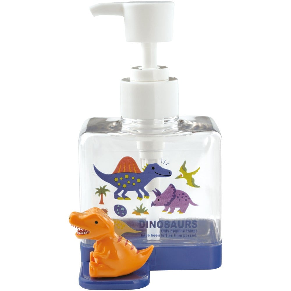 
            マスコット付き ソープ ディスペンサー 250ml 詰め替え ボトル 手洗い ポンプボトル スケーター skater BSSD1 ディノサウルス 恐竜 ダイナソー 男の子 男子【ハンドソープ 洗面用品 洗面所 手動 キャラクター】 奈良県 奈良市 なら 
          