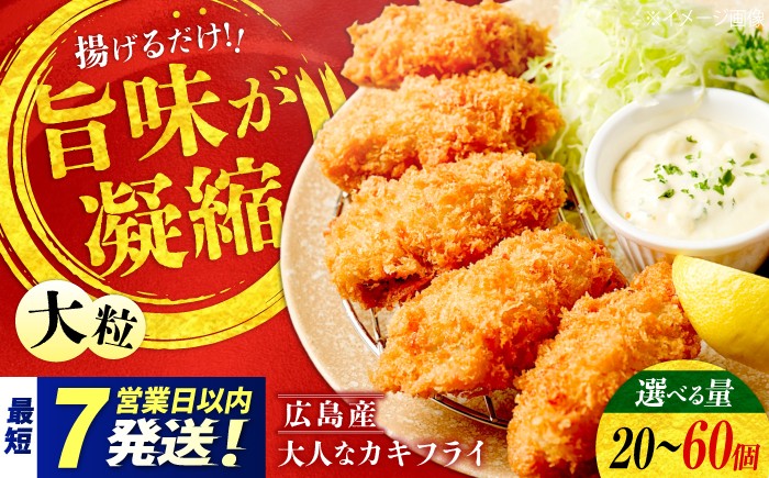 
                  【全3回定期便】牡蠣 冷凍 『大人なカキフライ』【瞬間冷凍】20個入り 牡蠣 かき カキ かき 海鮮 和食 海産物 広島県産 江田島市/有限会社マルイチ水産 [XCU005] 牡蠣 冷凍 むき身 殻付き 殻付 殻 かき カキ 広島牡蠣 オイスター カキフライ 魚介類 魚介 貝類 海鮮 広島県産 国産 産地直送 贈答 ギフト 特産品
                