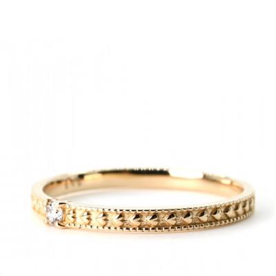 ふるさと納税 笛吹市 K18ダイヤモンドリング　0.03CT　R3968DI-Y #16 |  | 01