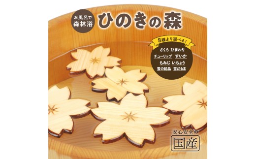 【ひまわりver】国産ひのき ひのきの森