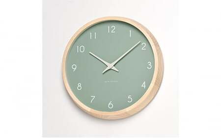 Campagne couleur / PC24-03 GN　 壁掛け時計 時計 Lemnos レムノス インテリア 民芸品 工芸品 工芸 伝統技術 壁掛け