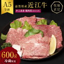 【ふるさと納税】近江牛 焼肉 中上赤身焼肉用 約600g A5 雌牛 西川畜産 牛肉 黒毛和牛 焼き肉 焼肉用 バーベキュー 赤身 肉 お肉 牛 和牛　【 豊郷町 】　お届け：繁忙期に限り納期最長3～5ヶ月。納期指定不可