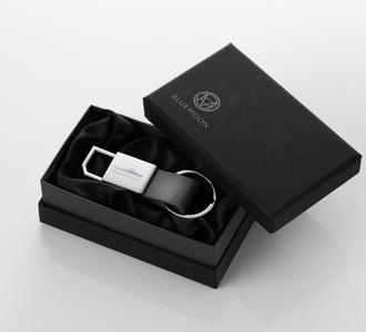 戦艦大和牛革キーホルダー／ブラック ku186-043-r