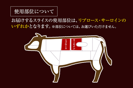 【ふるなびWEEK対象】あか牛 ローススライス 500g スライス