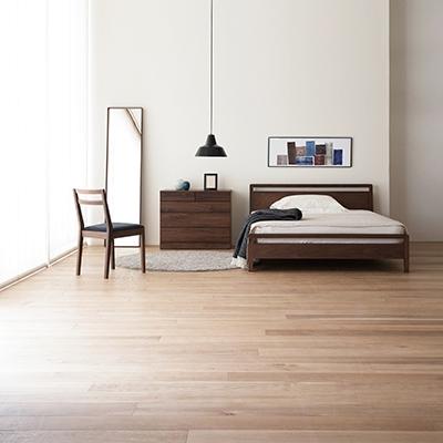 ふるさと納税 筑後市 マークベッド ウォルナット セミダブル【高野木工】 |  | 03