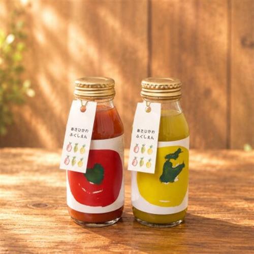 あさひかわ花咲くトマト2種2本セット(赤180ml×1本、黄180ml×1本)_04737【1596664】