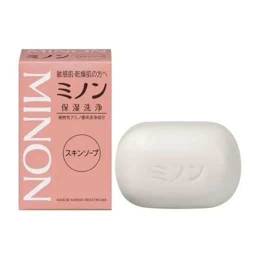 ミノン全身シャンプーしっとりタイプ　120ml・450ml：各1本　詰替用（380ml）1個　ミノンスキンソープ2個セット / 敏感肌 乾燥肌 全身シャンプー ボディシャンプー ボディソープ 液体石鹸