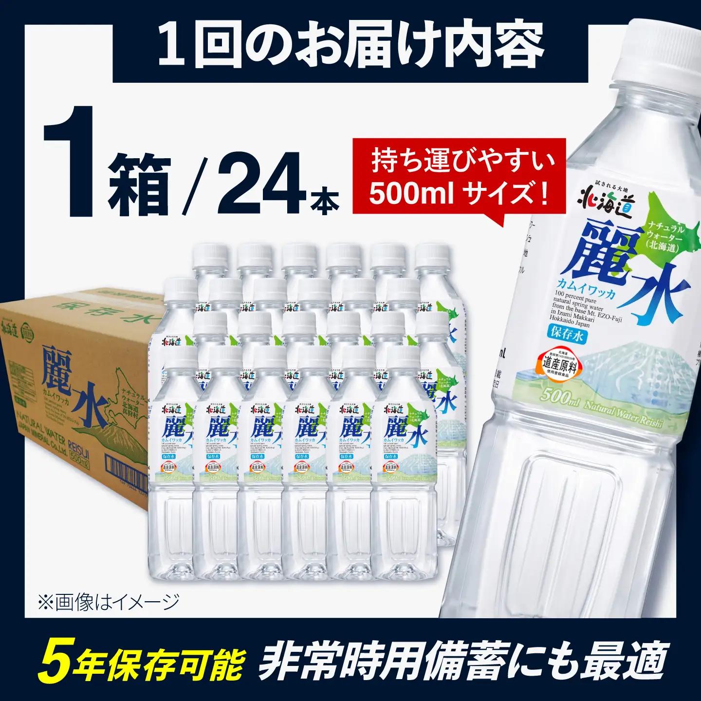 【全6回定期便】≪5年≫ 保存水 500ml×24本 [BPAI009] 保存水