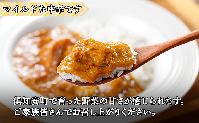 北海道 倶知安 ポークカレー 計10個 中辛 カレー レトルト 食品 加工品ポーク 豚肉 野菜 じゃがいも お取り寄せ グルメ スパイシー 【お肉・牛肉・加工食品】