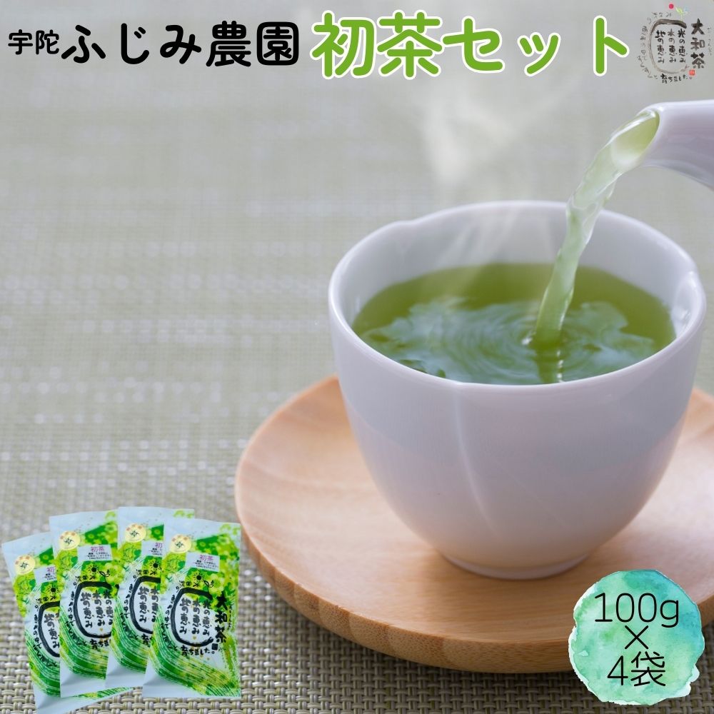 【ふるさと納税】初茶4袋セット /ふじみ農園 無農薬 安心 安全 奈良県 宇陀市