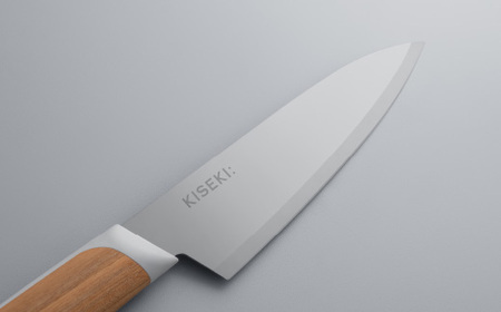 【最長12ヶ月で発送】＜日本初の超硬合金包丁＞ KISEKI: ペティ［ミズナラ］ ～ グッドデザイン賞受賞 (R5.10) テレビ紹介多数！ 毎日放送「 所さんお届けモノです！ 」(R6.6.8)　