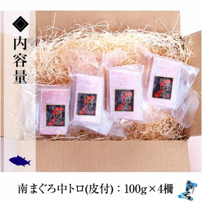 ふるさと納税 いちき串木野市 天然南マグロ 中トロ 100g×4 合計約400g |  | 02
