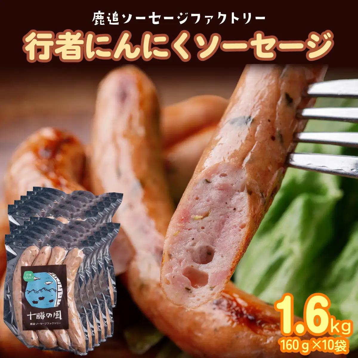 行者にんにく入りソーセージ 1.6kg（160g×10） SKD027