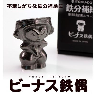 ふるさと納税 盛岡市 鉄分補給にぴったり　南部鉄器【ビーナス鉄偶】