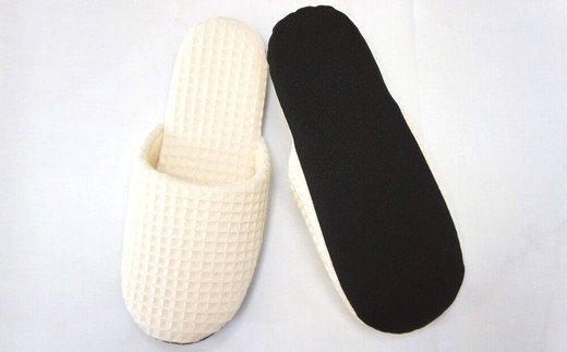 太ワッフルソフトスリッパFサイズ（約24.5cmまで）2足セット　【04301-0349】_イメージ3