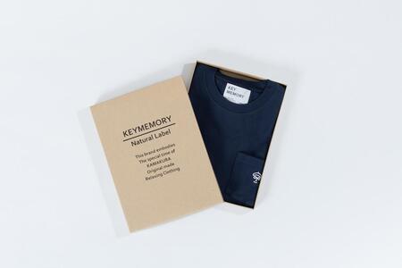 【KEY MEMORY】Natural Label Pocket T-shirts NAVY〈2〉メンズMサイズ