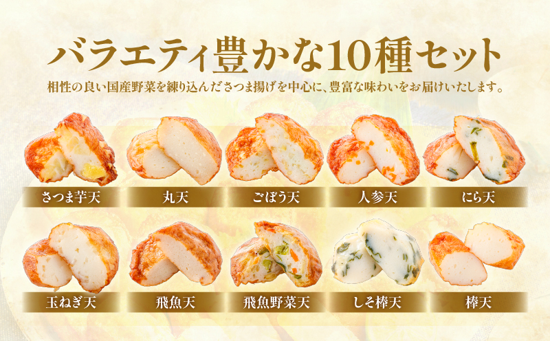 宝丸 真空さつま揚げ 10種24個　K341-001