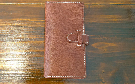 本革製手帳型iPhoneカバー （iPhone 16 Pro用）＜ダークブラウン＞  ファッション小物 ファッションアイテム ファッション F6L-1052