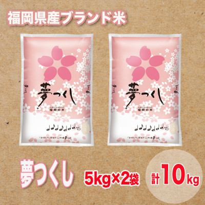 
                  福岡県産ブランド米夢つくし(合計10kg)_米 こめ お米 コメ おこめ 夢つくし ブランド米 合計10kg 5kg×2袋 精米 白米 ごはん ご飯 おにぎり お弁当 国産 産直 産地直送 贈答 ギフト プレゼント 福岡県 大野城市 送料無料【1411373】
                
