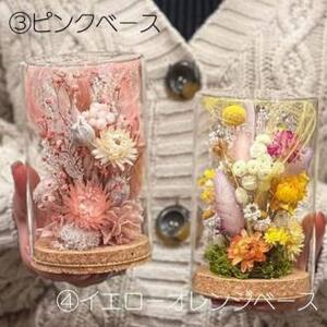 ドライフラワー ボトルアレンジM（選べる6タイプ） 三次市/ iolite flowers[APBT003]