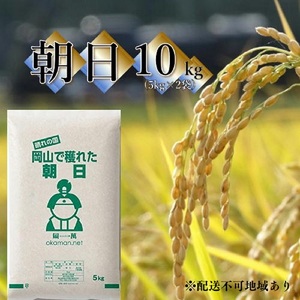 令和6年産 朝日 10kg (5kg×2袋) 岡山県産 精米 お米