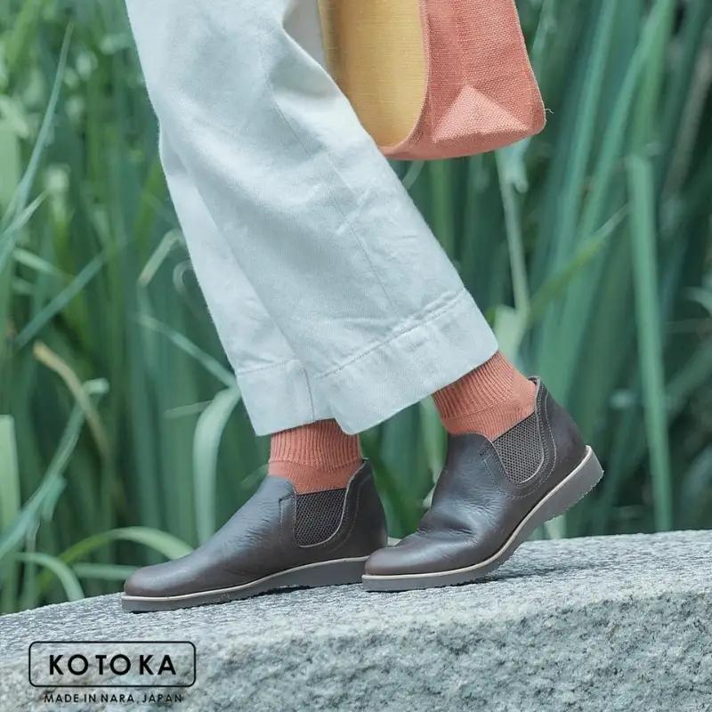 レディース シューズ 婦人靴 本革 カジュアルシューズ KOTOKA 古都ライン KTO-5012 ブラック 日本製 スリッポン サボ サボサンダル 履きやすい 歩きやすい 痛くない 大和郡山市 奈良